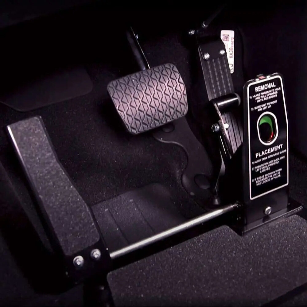 Brig-Ayd Floor Mounted Left Foot Pedal Transfer mobility product 2